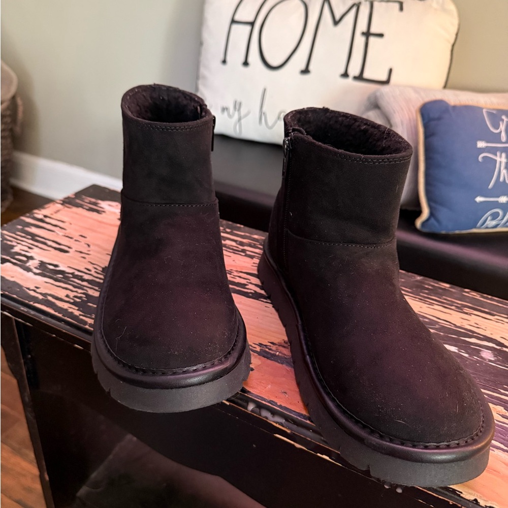 Universal Thread Suede Booties - image 1